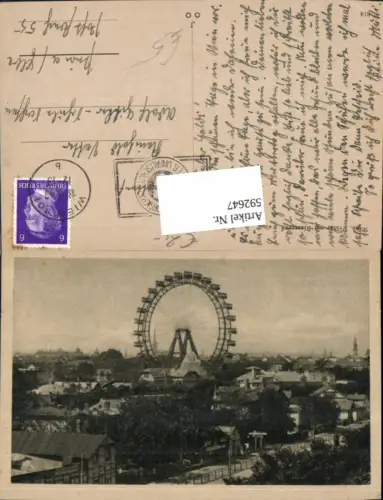 592647,Wien Leopoldstadt Prater m. Riesenrad Vienna