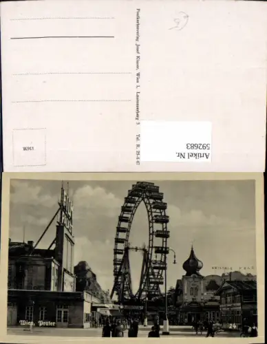 592683,Wien Leopoldstadt Prater Riesenrad Vienna
