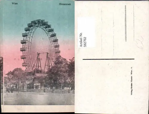 592702,Wien Leopoldstadt Prater Riesenrad Vienna