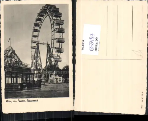 653484,Wien Vienna Leopoldstadt Prater Riesenrad