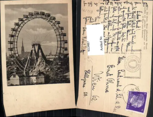 653487,Wien Vienna Leopoldstadt Prater Riesenrad