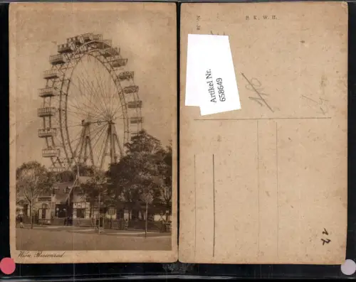 658649,Wien Vienna Leopoldstadt Prater Riesenrad