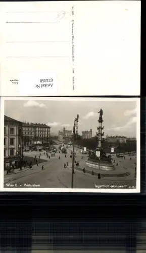 674358,Wien Leopoldstadt Praterstern Tegetthoff Monument