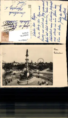 674379,Wien Leopoldstadt Praterstern Tegetthoff Monument