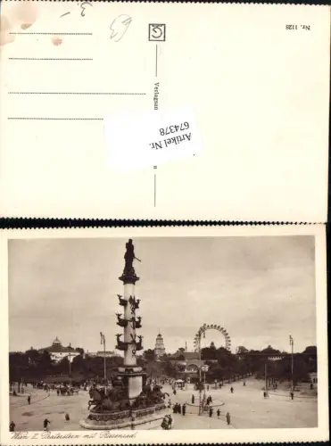674378,Wien Leopoldstadt Praterstern Tegetthoff Monument