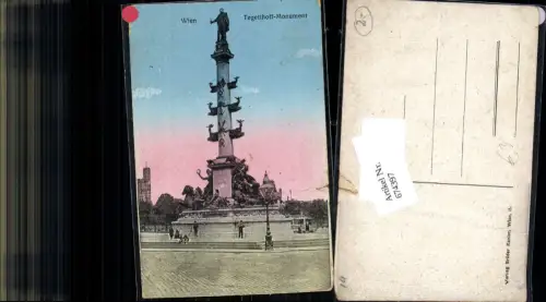 674397,Wien Leopoldstadt Praterstern Tegetthoff Monument