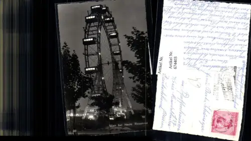 674403,Wien Leopoldstadt Riesenrad bei Nacht Prater