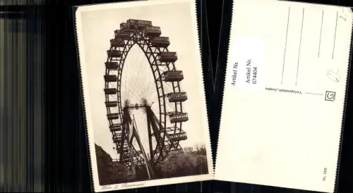 674404,Wien Leopoldstadt Riesenrad Prater