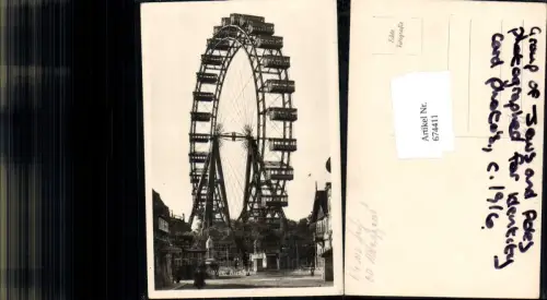 674411,Wien Leopoldstadt Riesenrad Prater