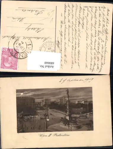 680660 Wien Leopoldstadt Praterstern Tegetthoff-Denkmal