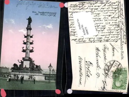 680675 Wien Leopoldstadt Praterstern Tegetthoff-Denkmal
