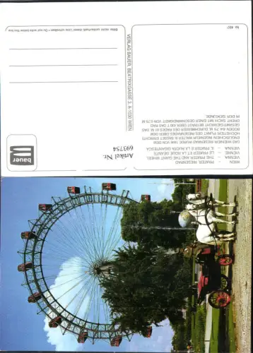 693754 Wien Leopoldstadt Prater Riesenrad Pferde Fiaker