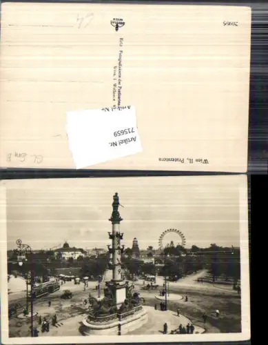 715659 Wien Leopoldstadt Praterstern Prater Riesenrad Tegetthofdenkmal
