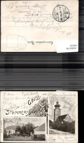 104259,Wien Brigittenau Litho Gruss aus Stammersdorf 1930