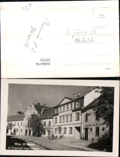 257521,Wien Donaustadt Groß Enzersdorf Kasernstraße Gasthaus zum Freihof