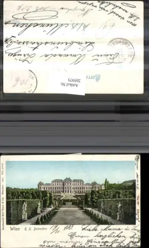 205975,Wien 3 Belvedere Garten