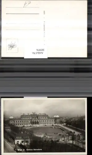 205976,Wien 3 Schloss Belvedere m. Teich