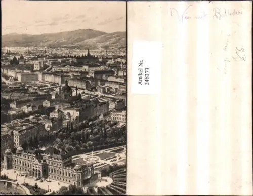 248373,Künstler AK Luigi Kasimir Wien Landstraße Teilansicht Belvedere Schloss