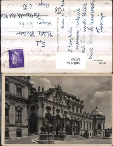 257385,Wien Landstraße Schloss Belvedere