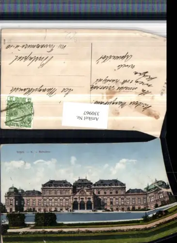 330967,Wien Landstraße K.k. Schloss Belvedere