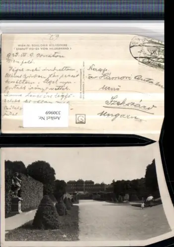 330969,Wien Landstraße Schloss Belvedere