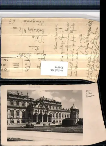 330975,Wien Landstraße Schloss Belvedere