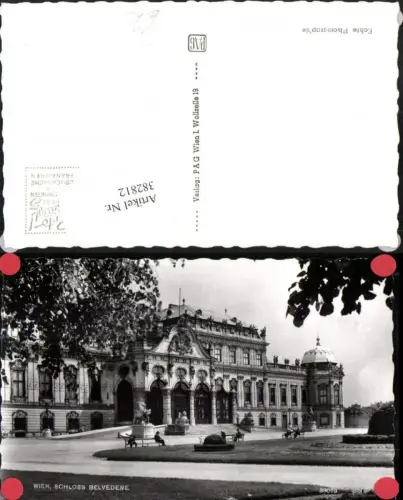 382812,Wien Landstraße Schloss Belvedere