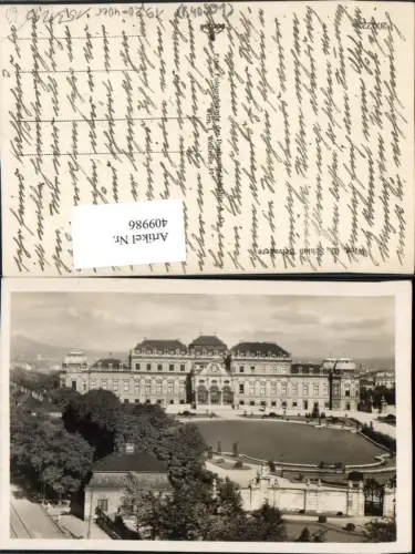409986,Wien Landstraße Schloss Belvedere
