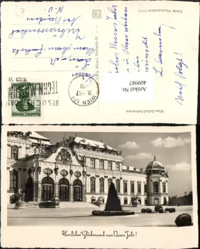 409987,Wien Landstraße Schloss Belvedere