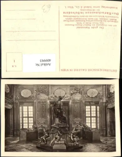 409993,Wien Landstraße Belvedere Barockmuseum Marmorsaal Statue