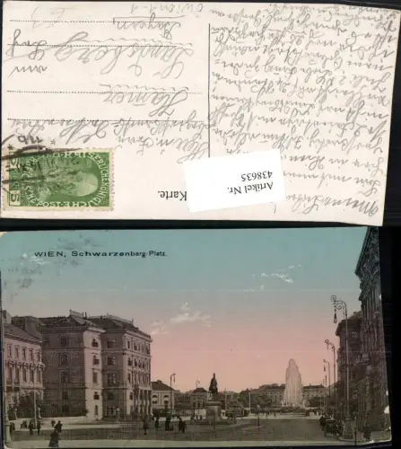 438635,Wien Landstraße Schwarzenberg-Platz Denkmal