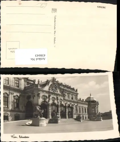 438643,Wien Landstraße Schloss Belvedere
