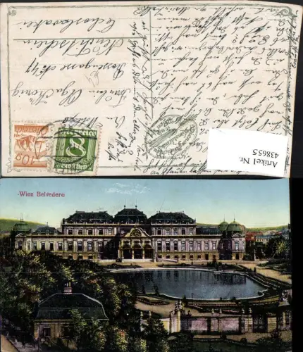438655,Wien Landstraße Schloss Belvedere