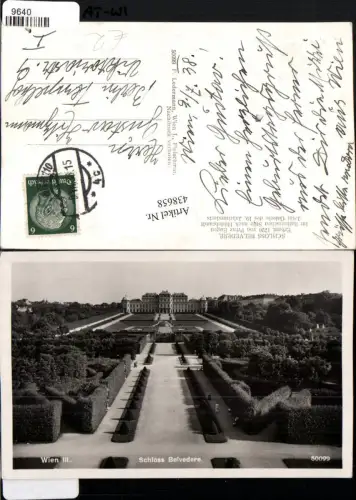 438658,Wien Landstraße Schloss Belvedere