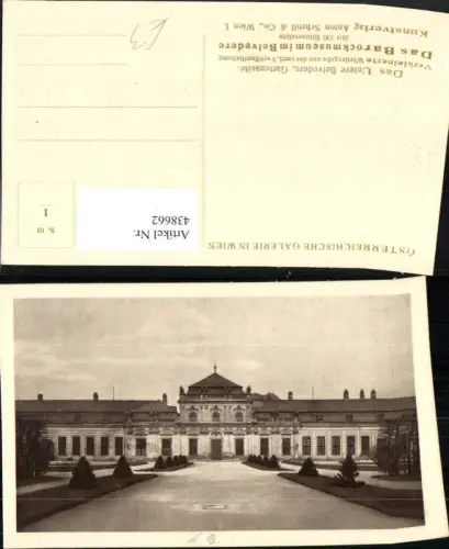 438662,Wien Landstraße Belvedere Barockmuseum