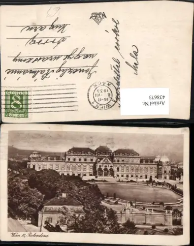 438673,Wien Landstraße Schloss Belvedere
