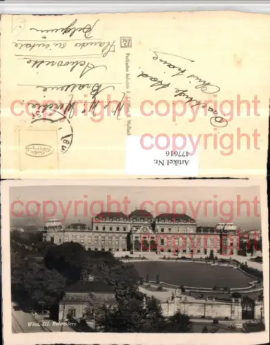 477616,Wien Landstraße Schloss Belvedere