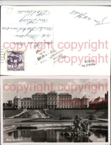 477620,Wien Landstraße Schloss Belvedere