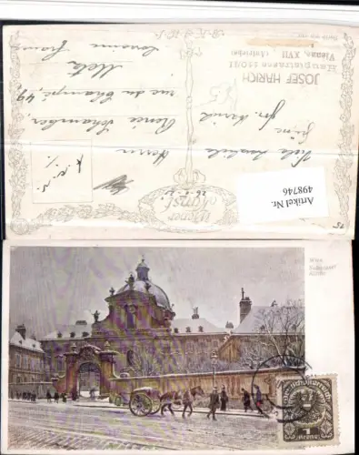 498746,Künstler AK C. Müller Wien Landstraße Salesianer-Kirche pub B.K.W.I. 908/10