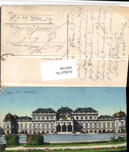 498749,Wien Landstraße Schloss Belvedere