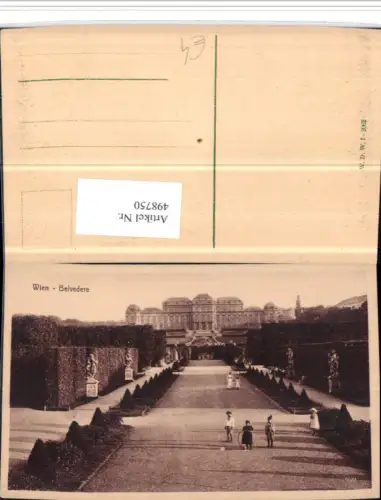 498750,Wien Landstraße Schloss Belvedere