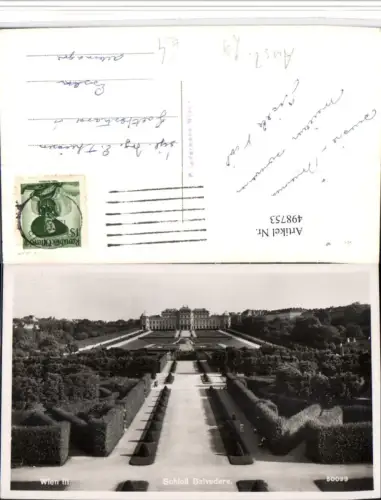 498753,Wien Landstraße Schloss Belvedere