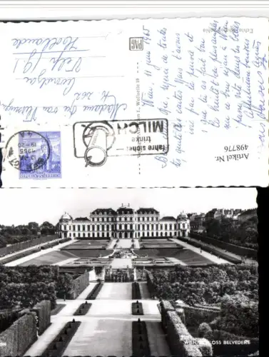 498776,Wien Landstraße Schloss Belvedere Garten