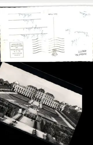 498777,Wien Landstraße Schloss Belvedere