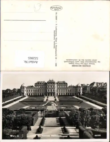 532865,Wien 3 Landstraße Belvedere