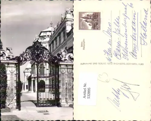 532895,Wien 3 Landstraße Belvedere Gitter Tor