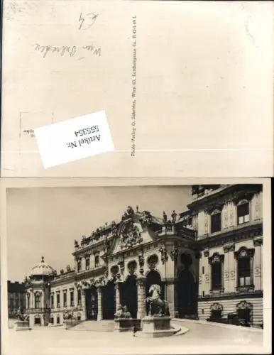 555354,Wien Landstraße Belvedere