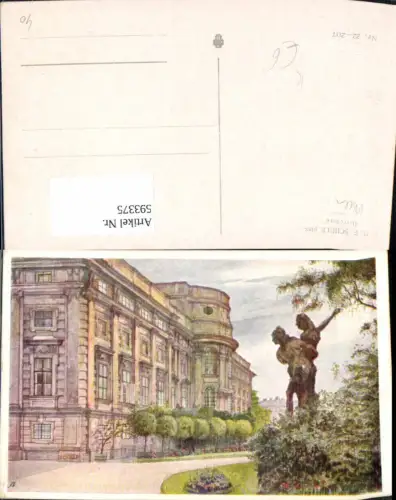 593375,Künstler Ak C. F. Schüle Wien Landstraße Schloss Belvedere Vienna