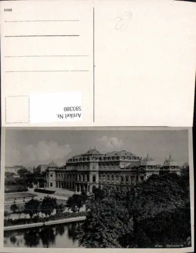 593380,Wien Landstraße Schloss Belvedere Vienna