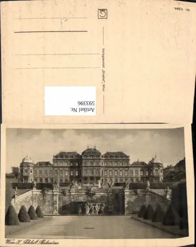 593396,Wien Landstraße Schloss Belvedere Vienna
